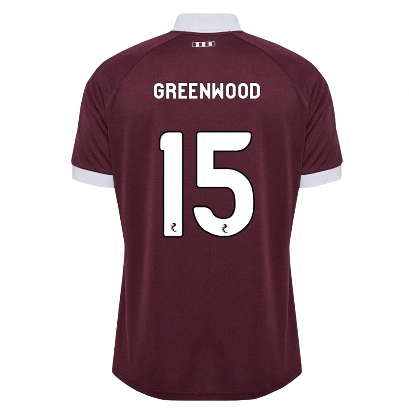 Danxen Dames Brodie Greenwood #15 Bordeauxrood Wit Thuisshirt Thuistenue 2026/27 T-Shirt België