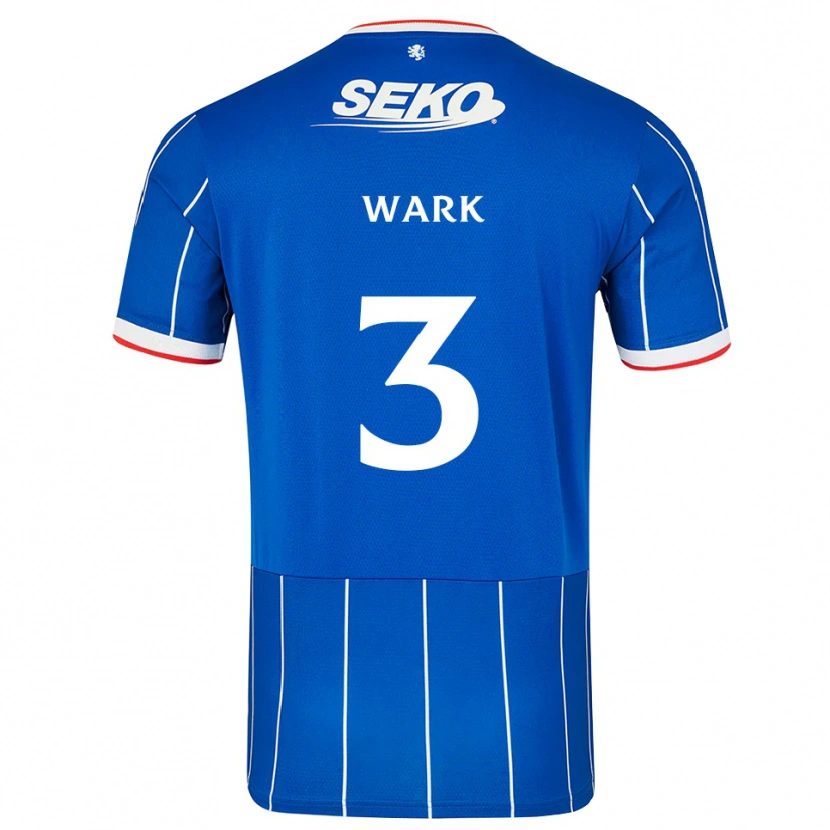 Danxen Dames Lyle Wark #3 Rood Blauw Wit Thuisshirt Thuistenue 2026/27 T-Shirt België