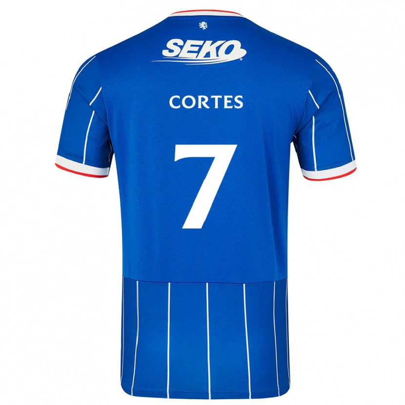 Danxen Dames Óscar Cortés #7 Rood Blauw Wit Thuisshirt Thuistenue 2026/27 T-Shirt België