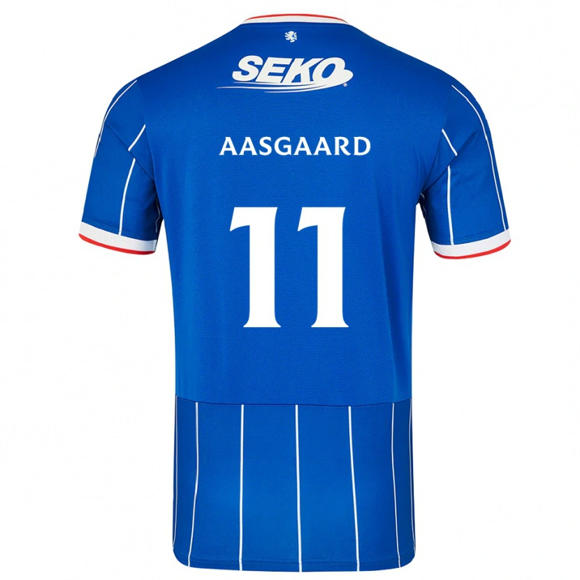 Danxen Dames Thelo Aasgaard #11 Rood Blauw Wit Thuisshirt Thuistenue 2026/27 T-Shirt België