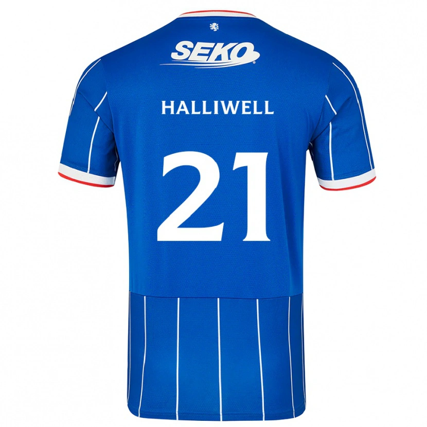 Danxen Dames Alfie Halliwell #21 Rood Blauw Wit Thuisshirt Thuistenue 2026/27 T-Shirt België