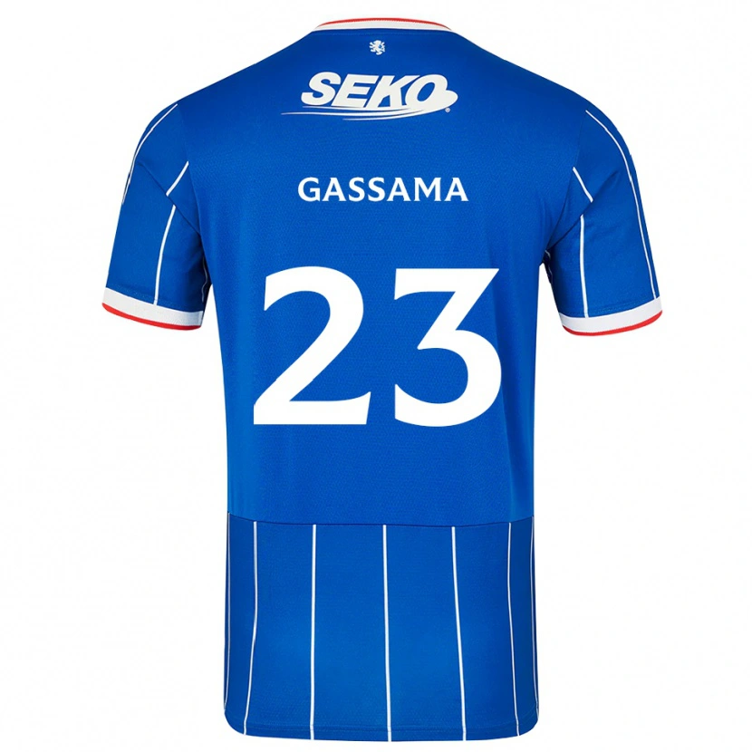 Danxen Dames Djeidi Gassama #23 Rood Blauw Wit Thuisshirt Thuistenue 2026/27 T-Shirt België
