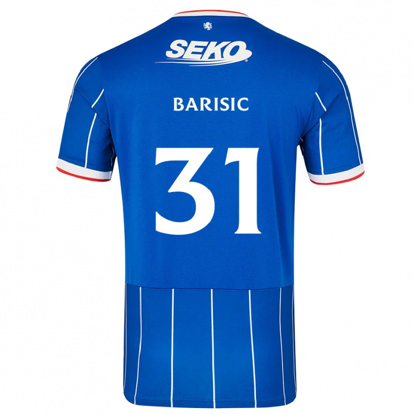 Danxen Dames Borna Barisic #31 Rood Blauw Wit Thuisshirt Thuistenue 2026/27 T-Shirt België