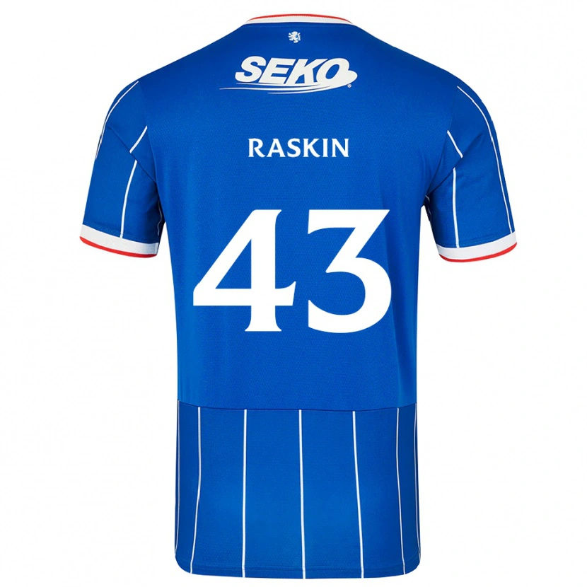 Danxen Dames Nicolas Raskin #43 Rood Blauw Wit Thuisshirt Thuistenue 2026/27 T-Shirt België
