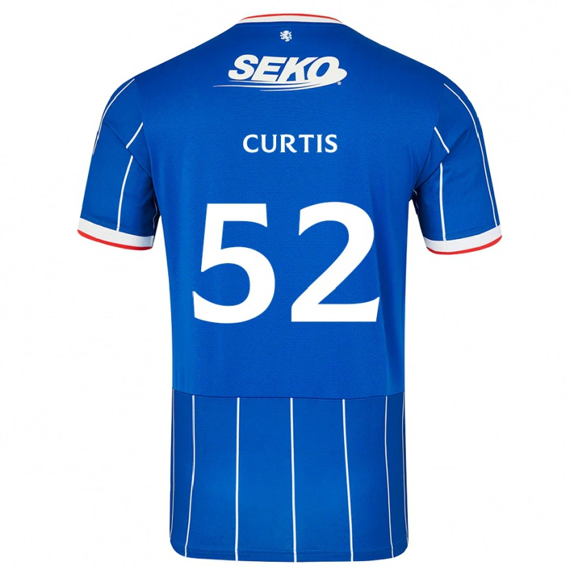Danxen Dames Findlay Curtis #52 Rood Blauw Wit Thuisshirt Thuistenue 2026/27 T-Shirt België