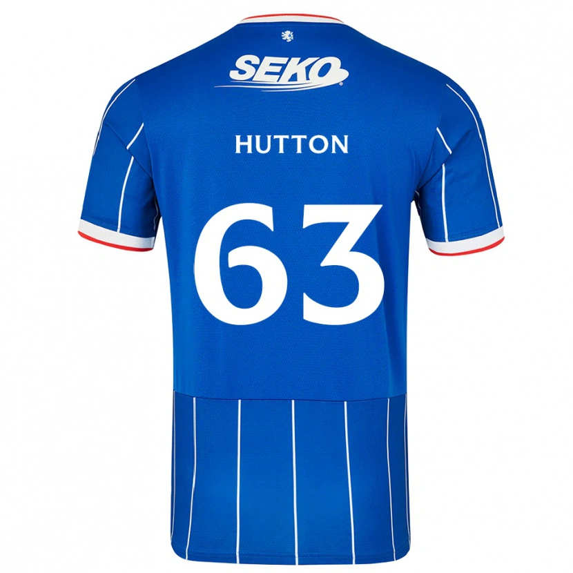 Danxen Dames Zander Hutton #63 Rood Blauw Wit Thuisshirt Thuistenue 2026/27 T-Shirt België