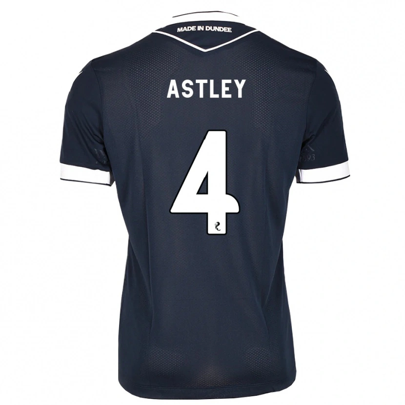 Danxen Dames Ryan Astley #4 Midnightblue Wit Thuisshirt Thuistenue 2026/27 T-Shirt België