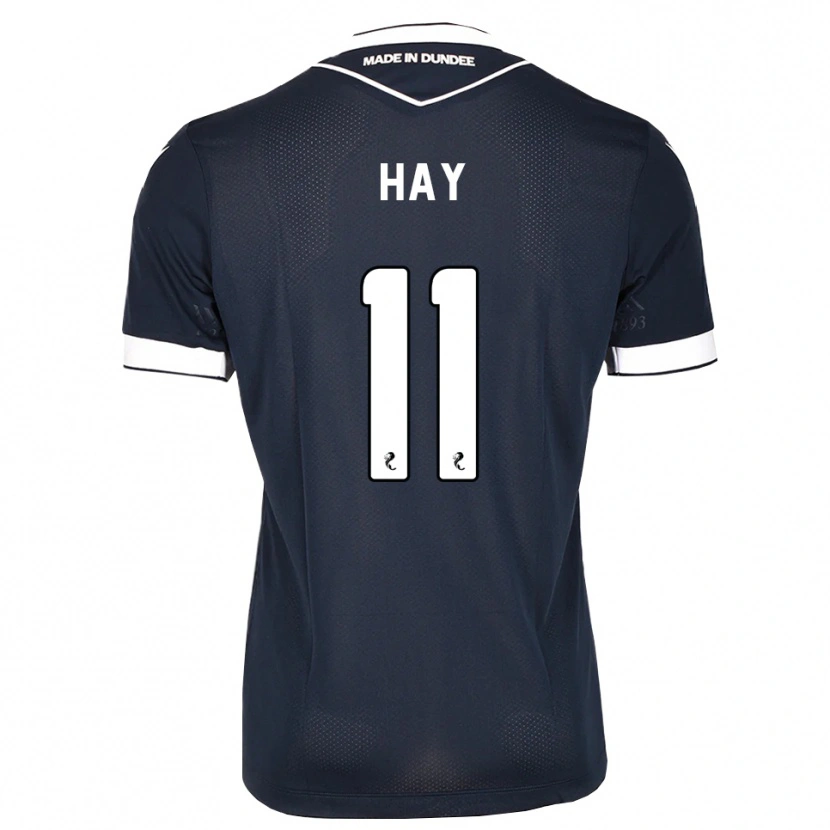 Danxen Dames Ashley Hay #11 Midnightblue Wit Thuisshirt Thuistenue 2026/27 T-Shirt België
