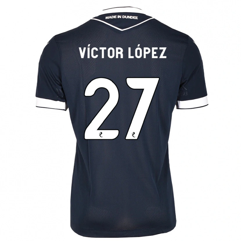 Danxen Dames Victor Lopez #27 Midnightblue Wit Thuisshirt Thuistenue 2026/27 T-Shirt België