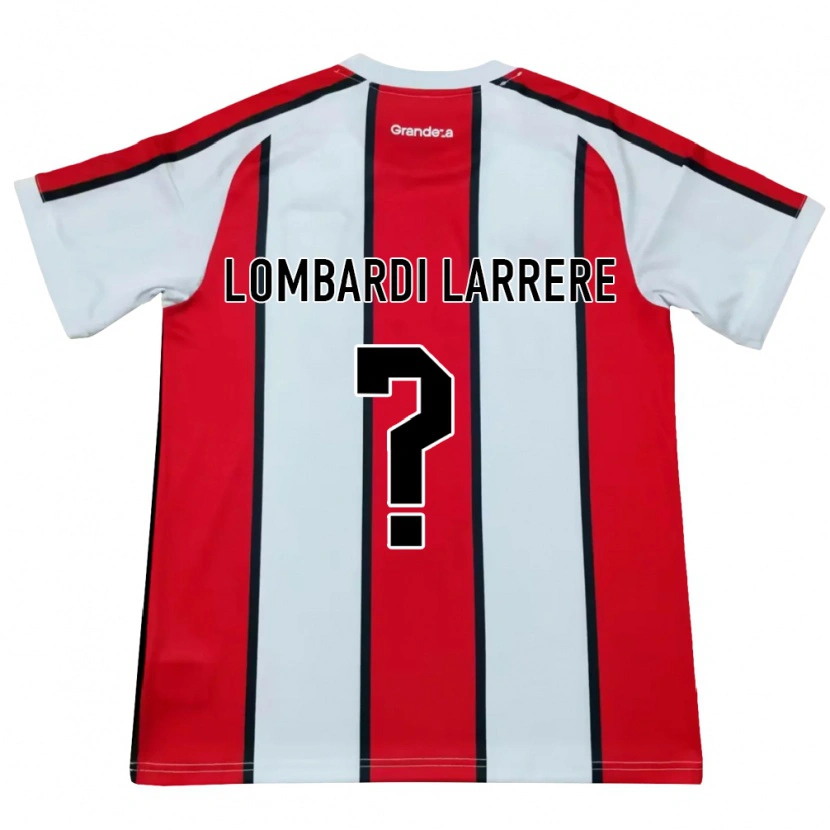 Danxen Dames Delfina Lombardi Larrere #0 Wit Rood Zwart Uitshirt Uittenue 2026/27 T-Shirt België