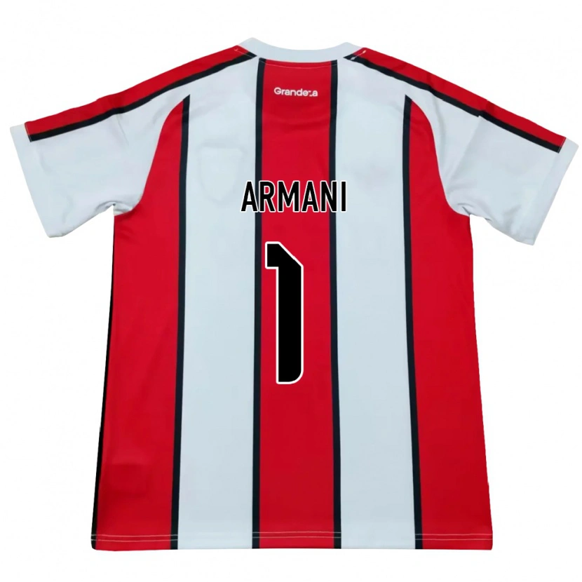 Danxen Dames Franco Armani #1 Wit Rood Zwart Uitshirt Uittenue 2026/27 T-Shirt België