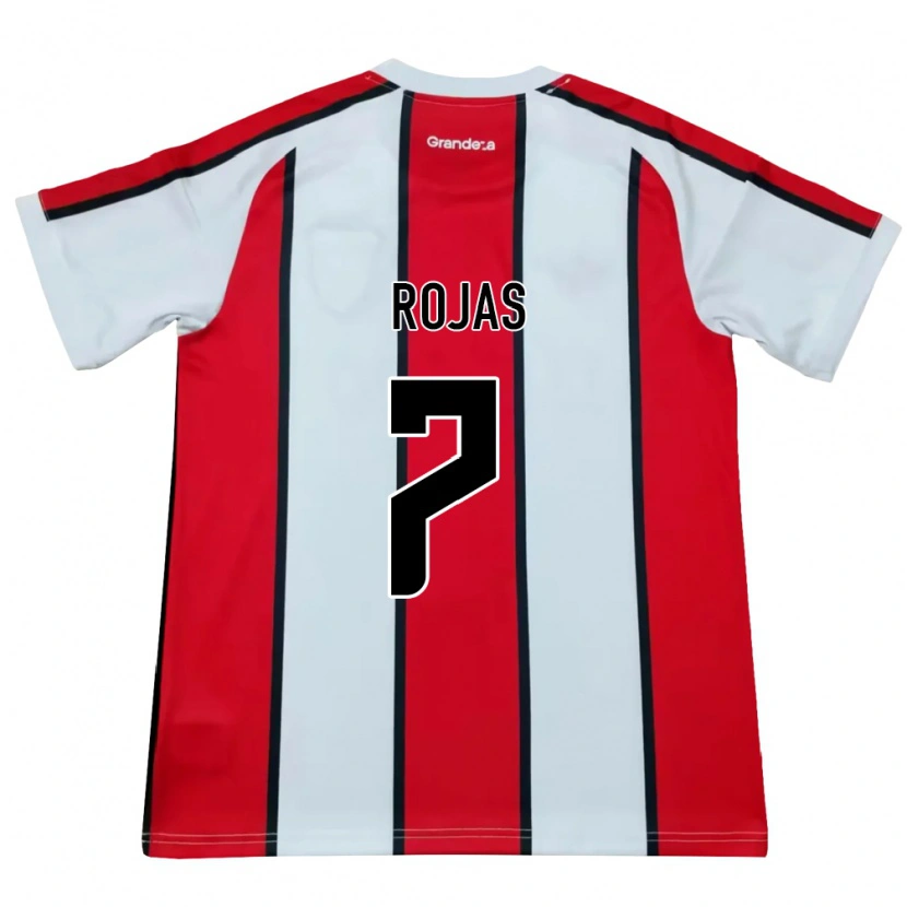 Danxen Dames Matias Rojas #7 Wit Rood Zwart Uitshirt Uittenue 2026/27 T-Shirt België