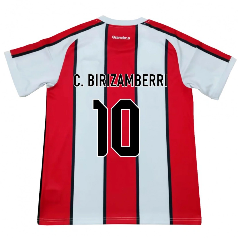 Danxen Dames Carolina Birizamberri #10 Wit Rood Zwart Uitshirt Uittenue 2026/27 T-Shirt België