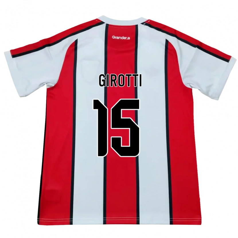 Danxen Dames Federico Girotti #15 Wit Rood Zwart Uitshirt Uittenue 2026/27 T-Shirt België