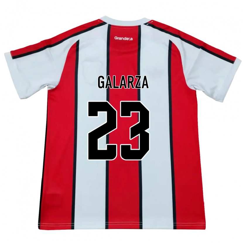 Danxen Dames Matías Galarza #23 Wit Rood Zwart Uitshirt Uittenue 2026/27 T-Shirt België