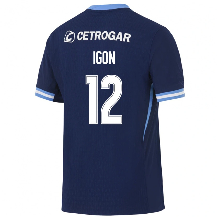 Danxen Dames Felipe Igon #12 Koninklijk Blauw Lichtblauw Wit Uitshirt Uittenue 2026/27 T-Shirt België