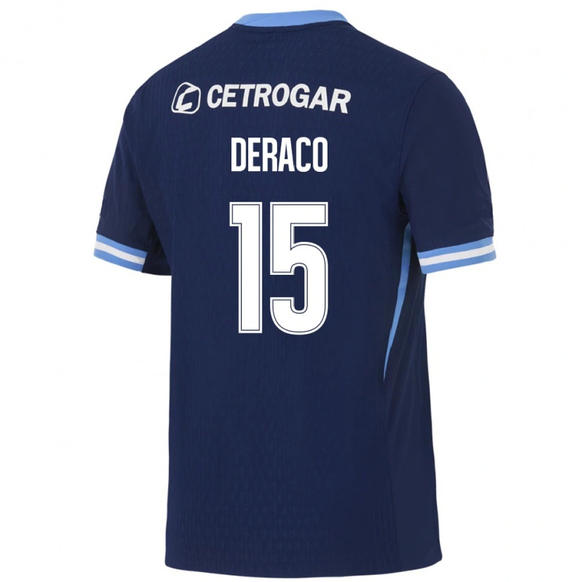 Danxen Dames Dante Deraco #15 Koninklijk Blauw Lichtblauw Wit Uitshirt Uittenue 2026/27 T-Shirt België