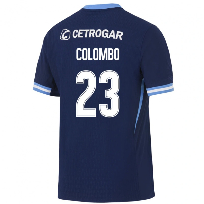 Danxen Dames Nazareno Colombo #23 Koninklijk Blauw Lichtblauw Wit Uitshirt Uittenue 2026/27 T-Shirt België