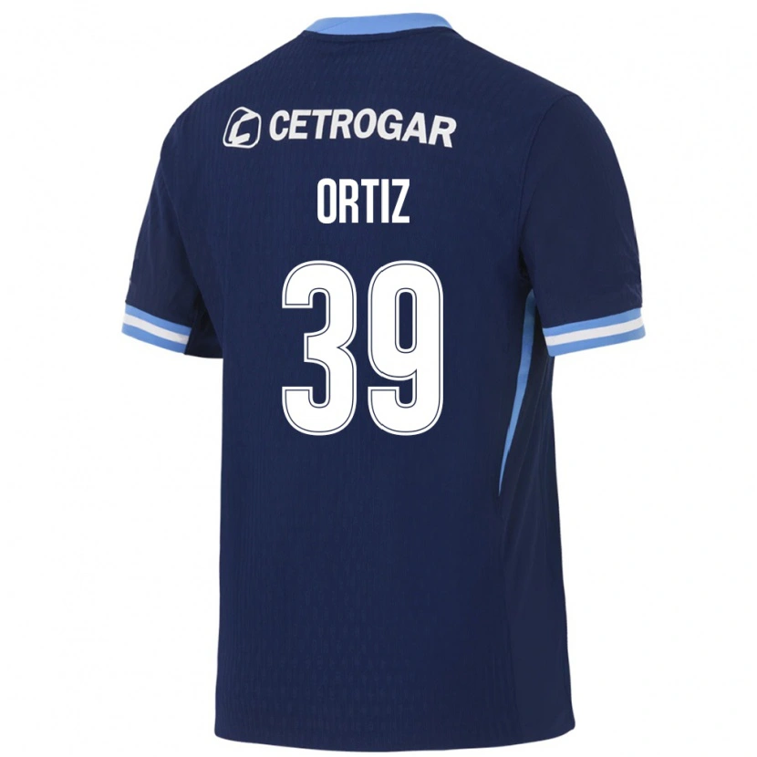 Danxen Dames Alan Ortiz #39 Koninklijk Blauw Lichtblauw Wit Uitshirt Uittenue 2026/27 T-Shirt België