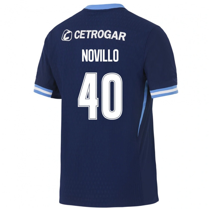 Danxen Dames Joaquin Novillo #40 Koninklijk Blauw Lichtblauw Wit Uitshirt Uittenue 2026/27 T-Shirt België