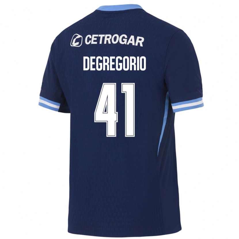 Danxen Dames Ramiro Degregorio #41 Koninklijk Blauw Lichtblauw Wit Uitshirt Uittenue 2026/27 T-Shirt België