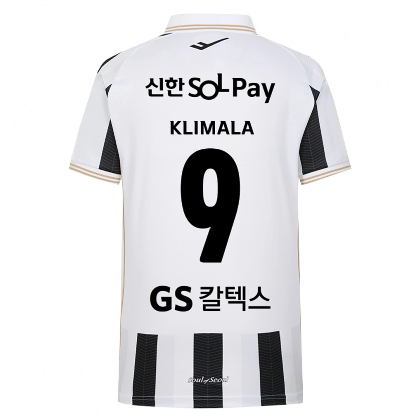 Danxen Dames Patryk Klimala #9 Zwart Wit Uitshirt Uittenue 2026/27 T-Shirt België