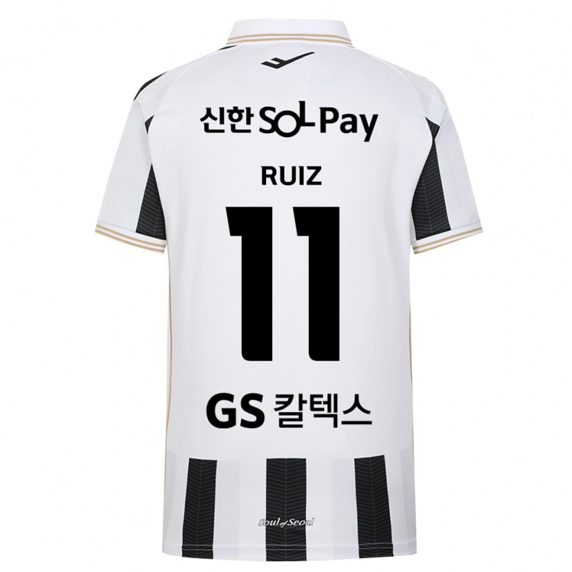 Danxen Dames Leonardo Ruiz #11 Zwart Wit Uitshirt Uittenue 2026/27 T-Shirt België