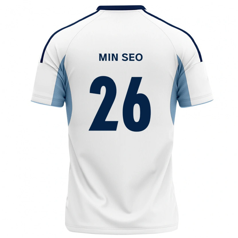 Danxen Dames Min-Seo Park #26 Koninklijk Blauw Wit Uitshirt Uittenue 2026/27 T-Shirt België