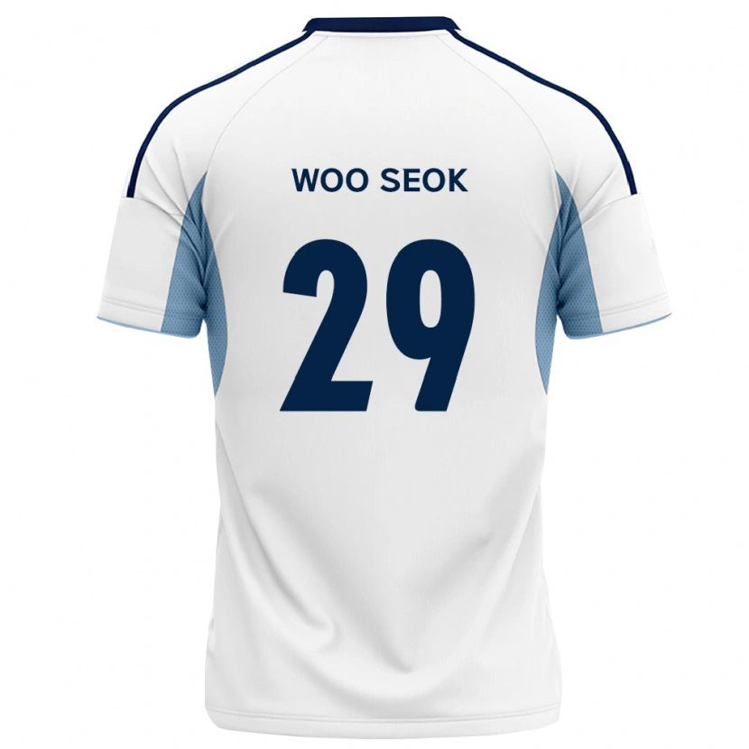 Danxen Dames Woo-Seok Jung #29 Koninklijk Blauw Wit Uitshirt Uittenue 2026/27 T-Shirt België