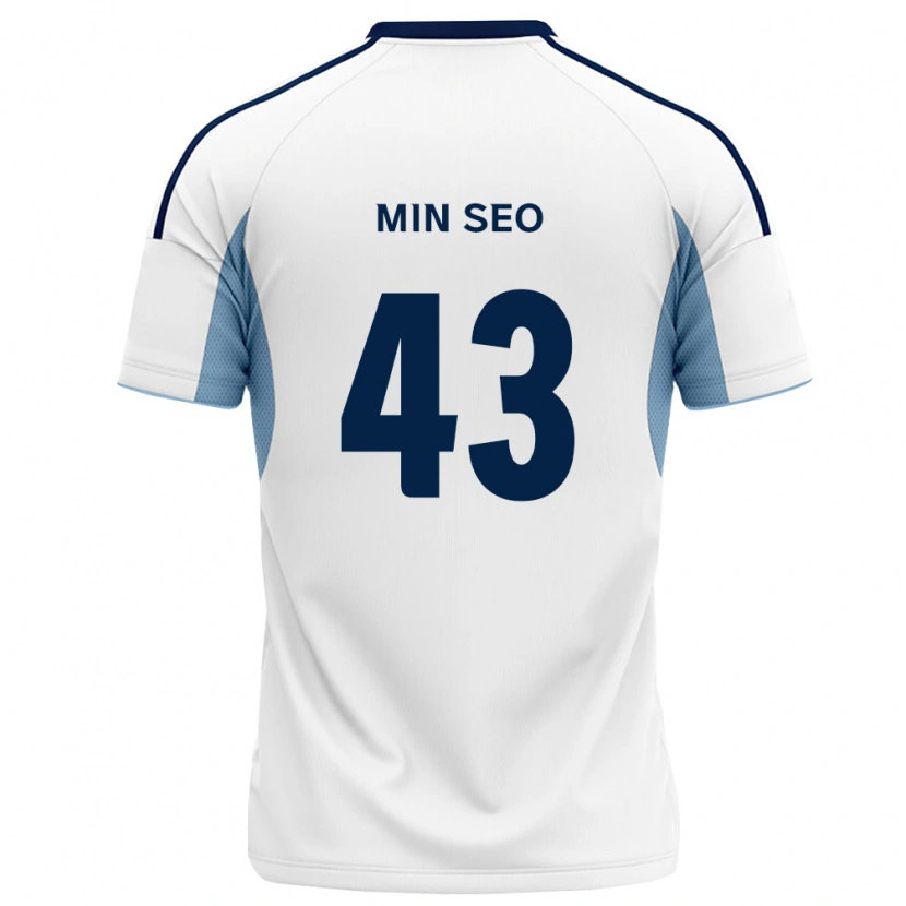 Danxen Dames Min-Seo Jo #43 Koninklijk Blauw Wit Uitshirt Uittenue 2026/27 T-Shirt België