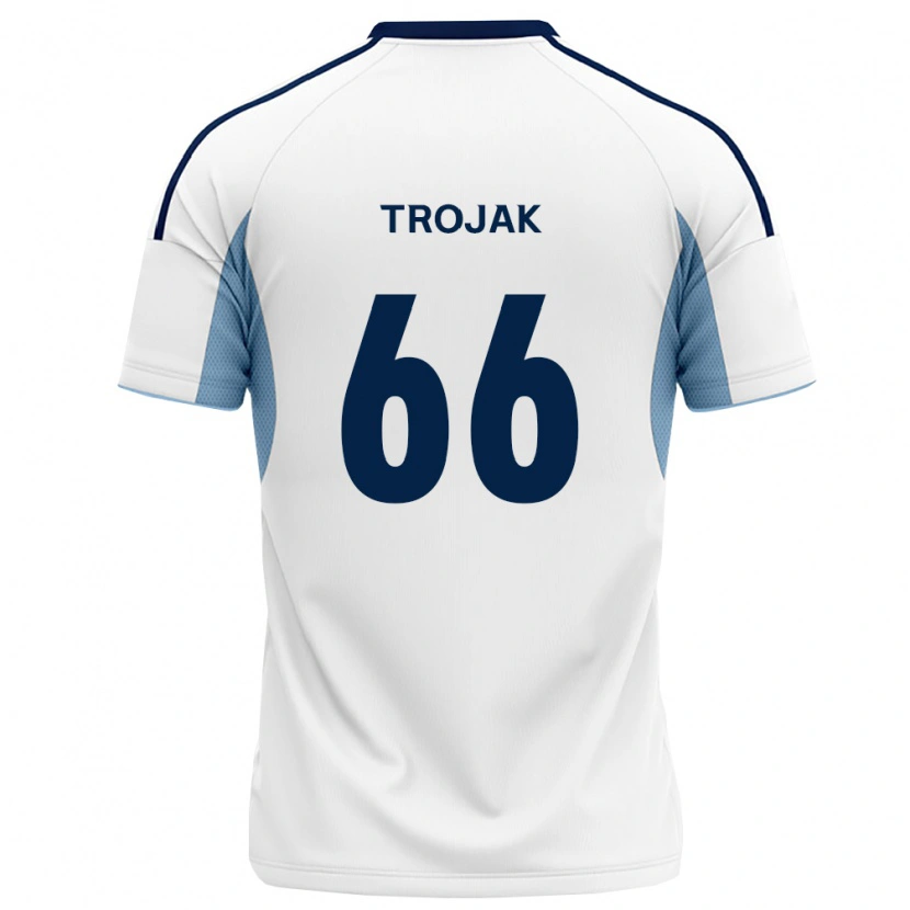 Danxen Dames Milosz Trojak #66 Koninklijk Blauw Wit Uitshirt Uittenue 2026/27 T-Shirt België