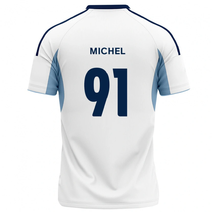 Danxen Dames Benji Michel #91 Koninklijk Blauw Wit Uitshirt Uittenue 2026/27 T-Shirt België