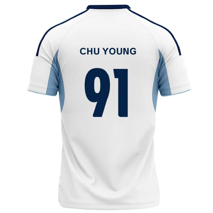 Danxen Dames Chu-Young Park #91 Koninklijk Blauw Wit Uitshirt Uittenue 2026/27 T-Shirt België