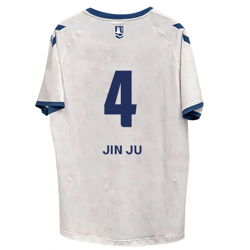 Danxen Dames Jin-Ju Seo #4 Koninklijk Blauw Wit Uitshirt Uittenue 2026/27 T-Shirt België