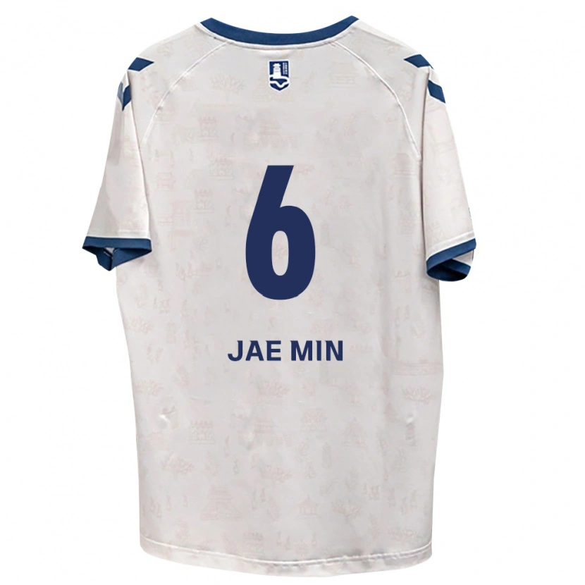 Danxen Dames Jae-Min Chun #6 Koninklijk Blauw Wit Uitshirt Uittenue 2026/27 T-Shirt België