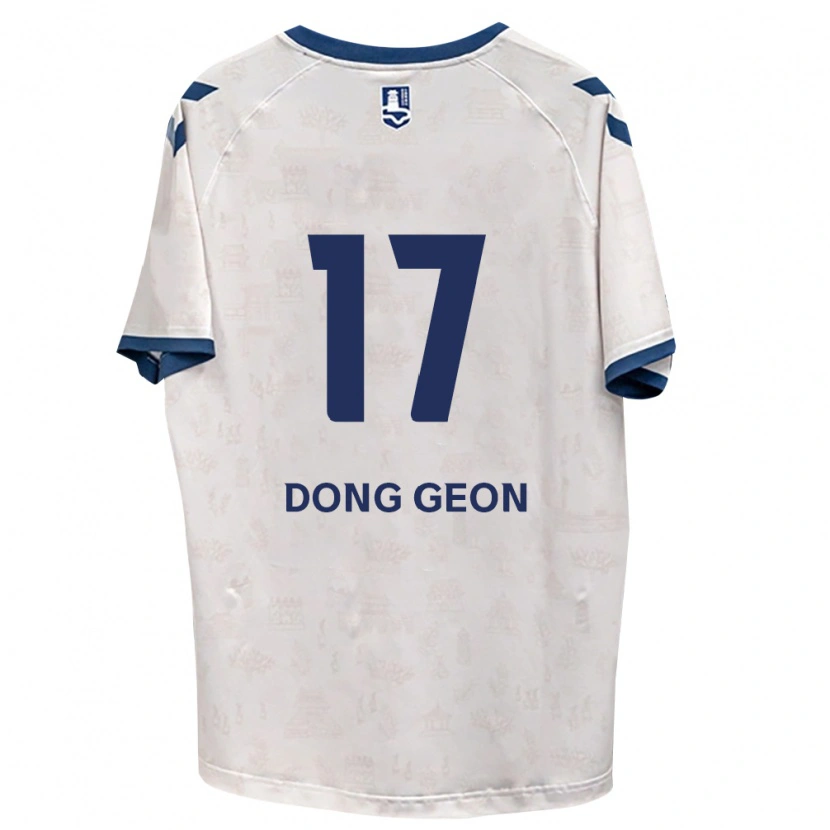 Danxen Dames Dong-Geon No #17 Koninklijk Blauw Wit Uitshirt Uittenue 2026/27 T-Shirt België