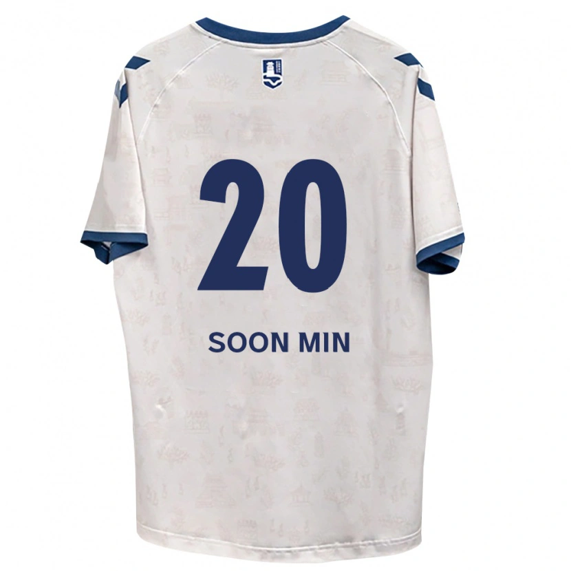 Danxen Dames Soon-Min Hwang #20 Koninklijk Blauw Wit Uitshirt Uittenue 2026/27 T-Shirt België