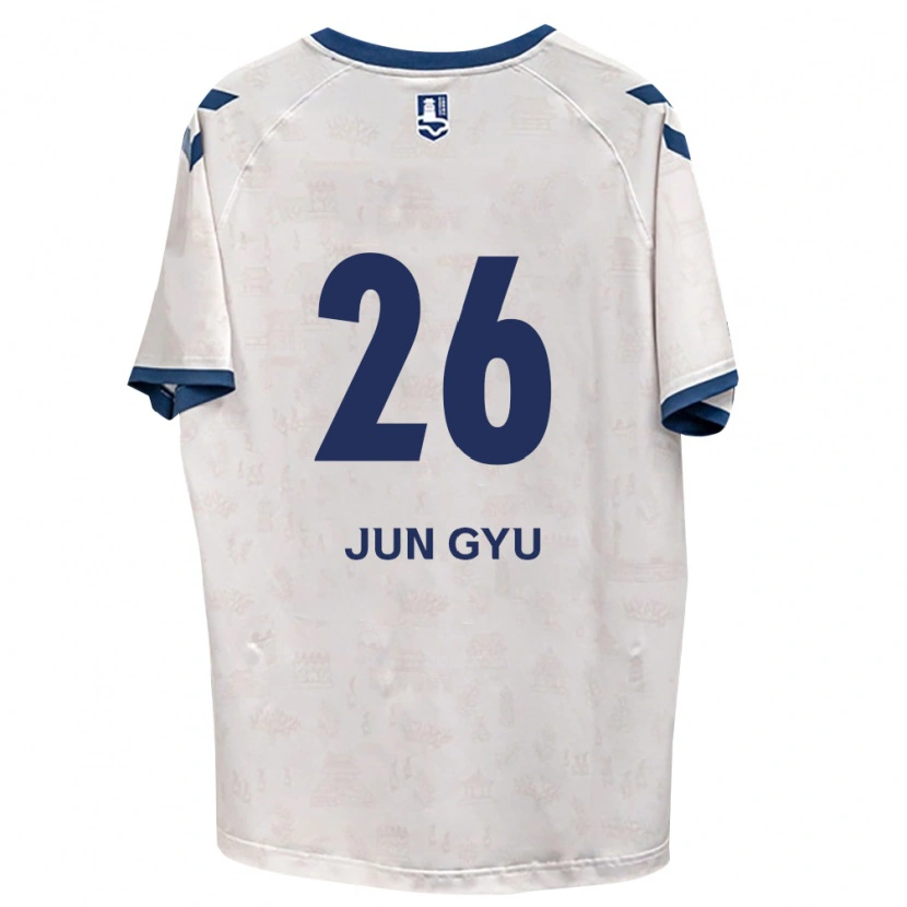 Danxen Dames Jun-Gyu Ahn #26 Koninklijk Blauw Wit Uitshirt Uittenue 2026/27 T-Shirt België