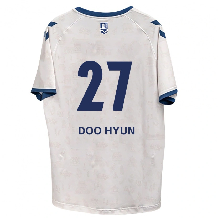 Danxen Dames Doo-Hyun Jung #27 Koninklijk Blauw Wit Uitshirt Uittenue 2026/27 T-Shirt België