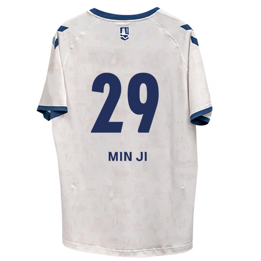 Danxen Dames Min-Ji Jeon #29 Koninklijk Blauw Wit Uitshirt Uittenue 2026/27 T-Shirt België