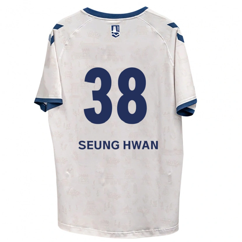 Danxen Dames Seung-Hwan Baek #38 Koninklijk Blauw Wit Uitshirt Uittenue 2026/27 T-Shirt België
