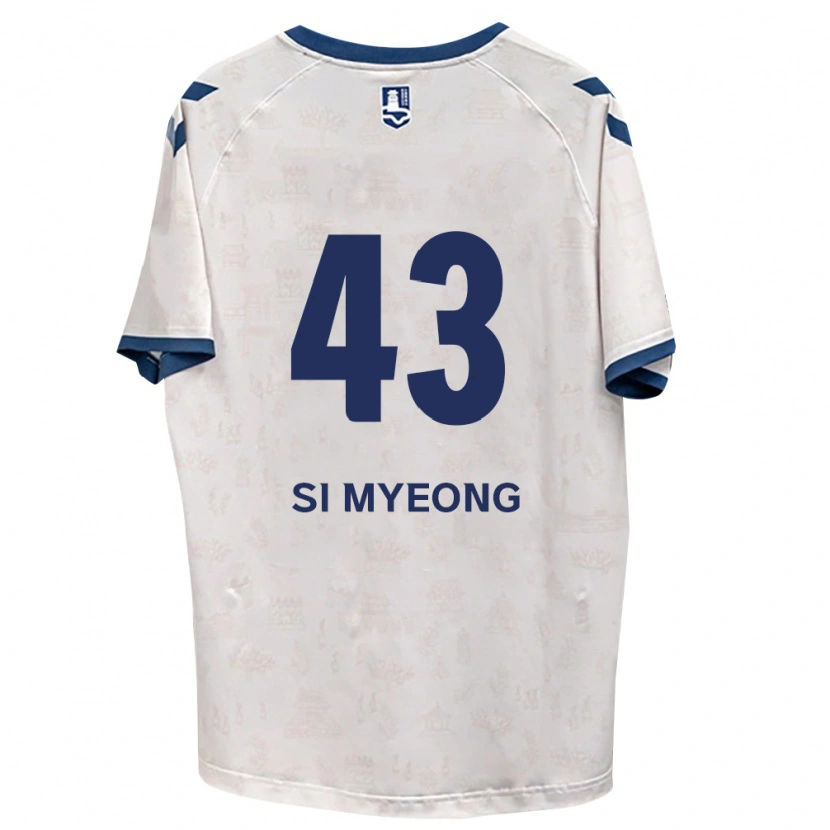 Danxen Dames Si-Myeong Lee #43 Koninklijk Blauw Wit Uitshirt Uittenue 2026/27 T-Shirt België