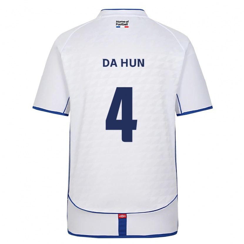 Danxen Dames Da-Hun Choi #4 Zwart Wit Rood Uitshirt Uittenue 2026/27 T-Shirt België