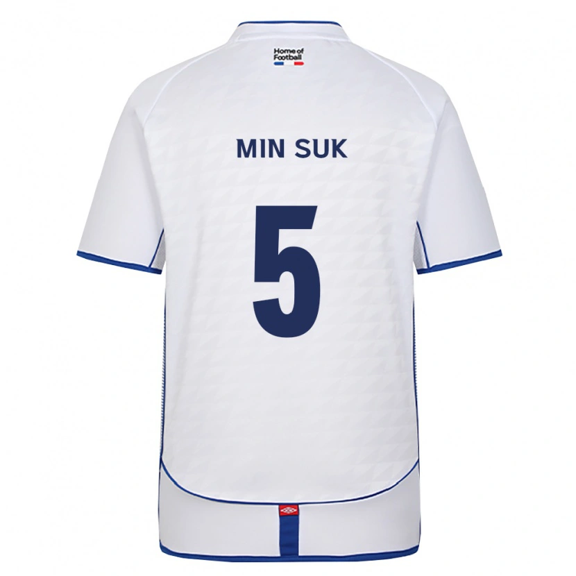 Danxen Dames Min Suk #5 Zwart Wit Rood Uitshirt Uittenue 2026/27 T-Shirt België
