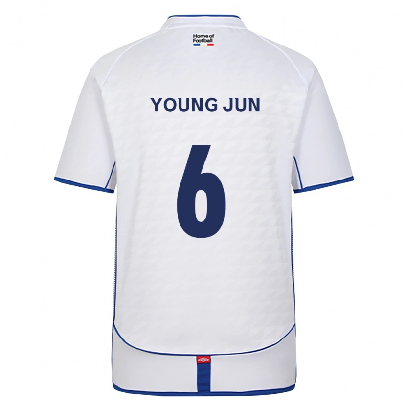 Danxen Dames Young-Jun Choi #6 Zwart Wit Rood Uitshirt Uittenue 2026/27 T-Shirt België