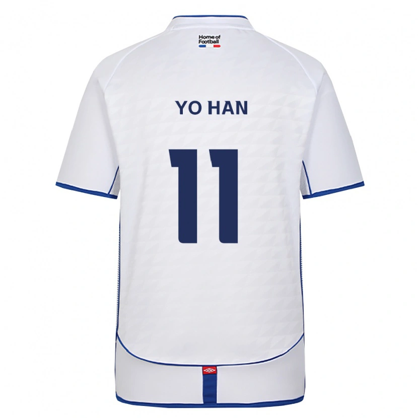 Danxen Dames Yo-Han Jang #11 Zwart Wit Rood Uitshirt Uittenue 2026/27 T-Shirt België