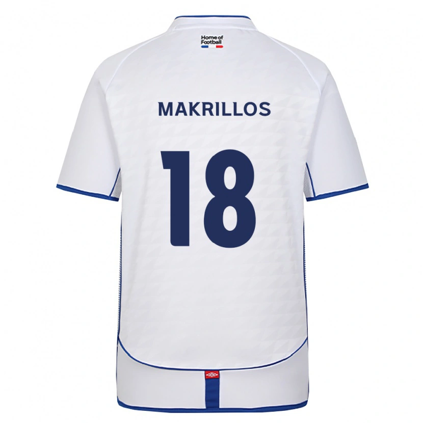 Danxen Dames Peter Makrillos #18 Zwart Wit Rood Uitshirt Uittenue 2026/27 T-Shirt België