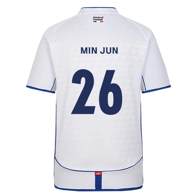 Danxen Dames Min-Jun Kim #26 Zwart Wit Rood Uitshirt Uittenue 2026/27 T-Shirt België