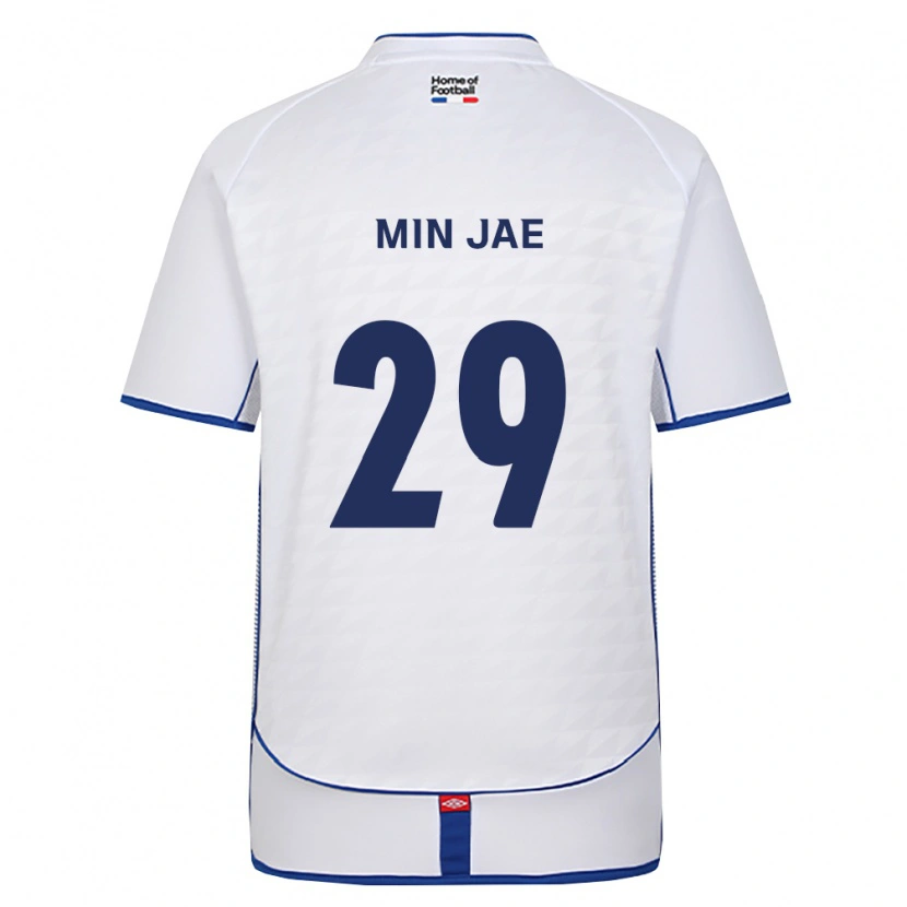 Danxen Dames Min-Jae Kim #29 Zwart Wit Rood Uitshirt Uittenue 2026/27 T-Shirt België