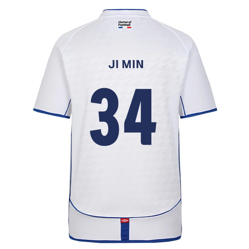 Danxen Dames Ji-Min Park #34 Zwart Wit Rood Uitshirt Uittenue 2026/27 T-Shirt België